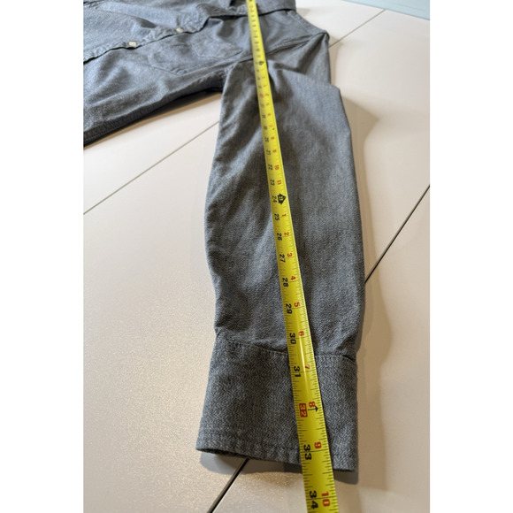 Flint And Tinder Shirt Huckberry Mens M SELVEDGE ARCHITECT Blue Oxford Preppy - Picture 9 of 10